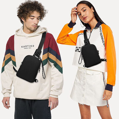 New Mini Unisex Outdoor Crossbody Bag Men's and Women's Chest Bag Sports Casual Adjustable Shoulder-Strap Running Bag