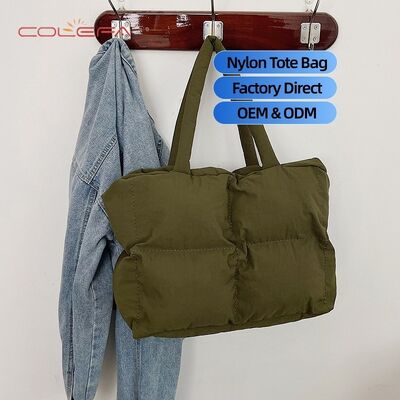Nylon Cotton-Filled Down Shoulder Bag Niche 2026 New Arrival Fall/Winter Large Capacity Pillow Bag Commuting Underarm Tote Bag