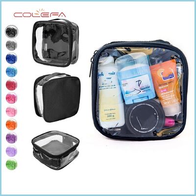Travel Portable Toiletry Bag Multi-Functional PVC Waterproof Cosmetic Pouch Large Capacity Beauty Organizer Wholesale in Stocks