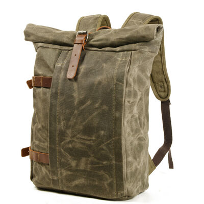 New Multi-Functional Anti-Theft Backpack Laptop Case Outdoor Hiking Splash-Resistant Canvas Travel Bag Casual Backpack with LOGO