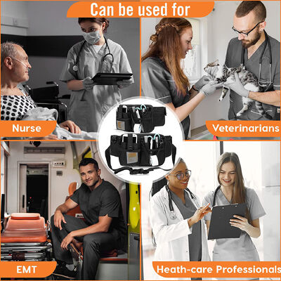 Oxford Waterproof Nurse Waist Bag Tool Kit Multi-Pocket Medical Supplies for Healthcare Workers Doctor's Work Waist Bag