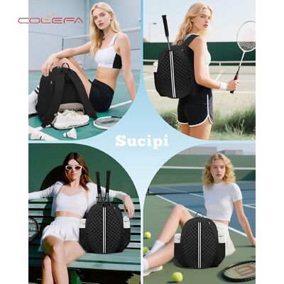 New Best-Selling Polyester Tennis Racket Crossbody & Backpack Multi-Functional Portable Large-Capacity Sports Clothing Backpack