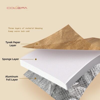 Custom Picnic Bag for Office Workers & Elementary Students Waterproof Thickened Japanese-Style DuPont Paper Insulated Lunch Bag