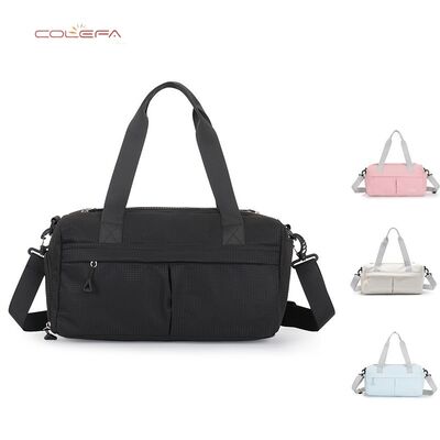New Yoga Fitness Bag Nylon Waterproof Fabric Wet/Dry Separation Design Large Capacity Sports Training Bag Casual Short Trip Bag