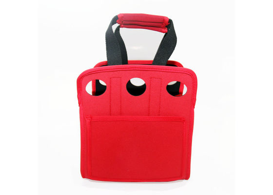 Promotion Gift Neoprene Wine Bottle Cooler Bags For 6 Bottle Insulating Wine
