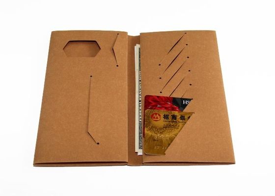 New design popular washable kraft paper wallet with high quality RFID craft paper wallet