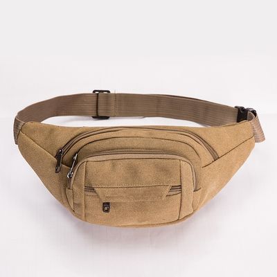 Canvas Waist Bag Durable Work Large Capacity Phone Keys Storage Perfect for Street Vendors Cashier's Purse Lightweight with LOGO