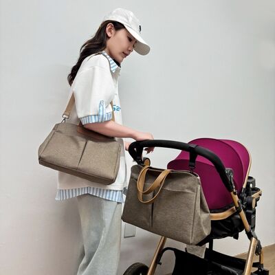 Customized New Japanese Fashion Handheld Bag Large Capacity Tote Wrist Bags Oxford Made Lightweight Maternity Outing Storage Bag