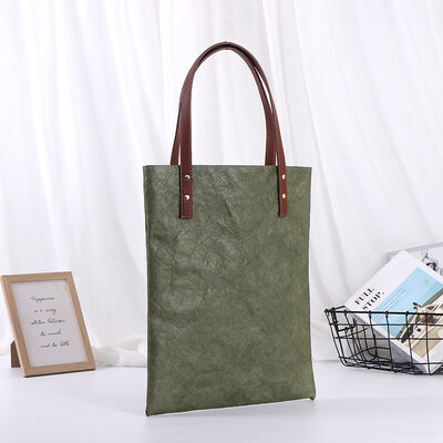 Tyvek Washable Paper Bags DuPont Customizable Logo Printing Wholesale Handle Shopping Bags Eco-Friendly Material Paper