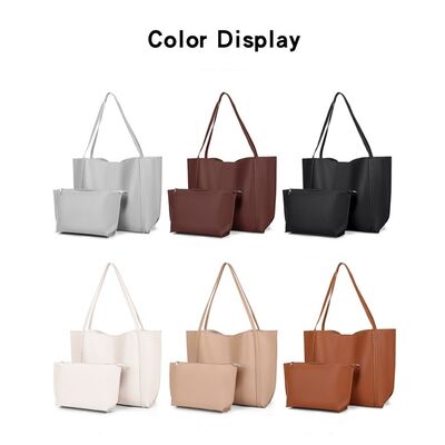 Custom Trending Overseas-Style Tote Bags for Women New Shoulder PU Leather Bags Fashionable Oversized Sophisticated Tote Bags